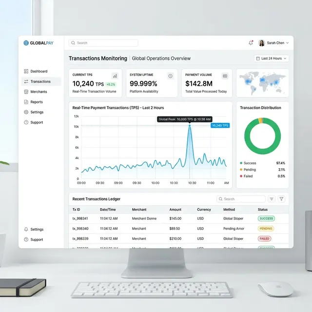 Global Payments Dashboard