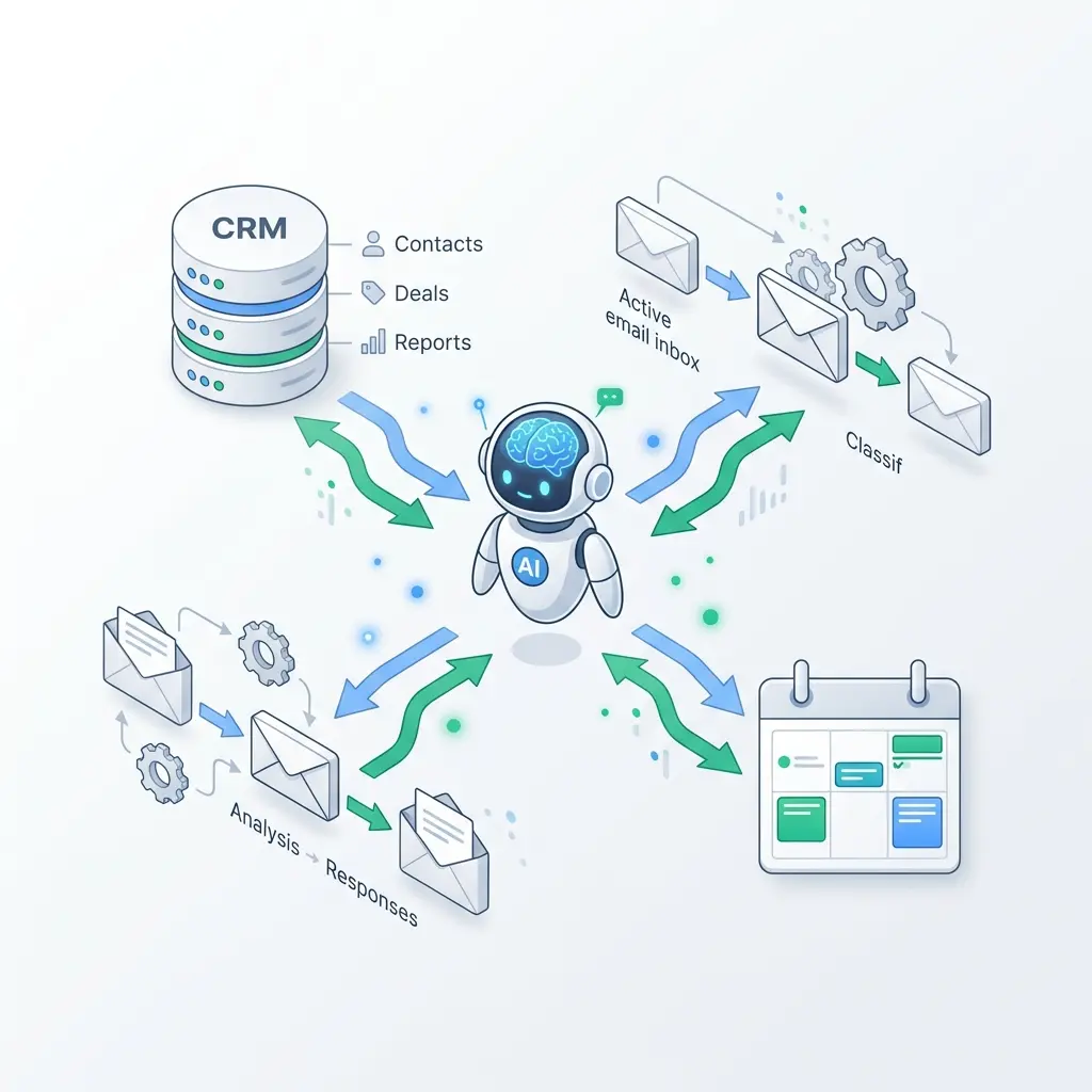 Integrating Agentic Workflows Into Existing CRM Databases